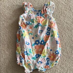 Floral Baby Romper